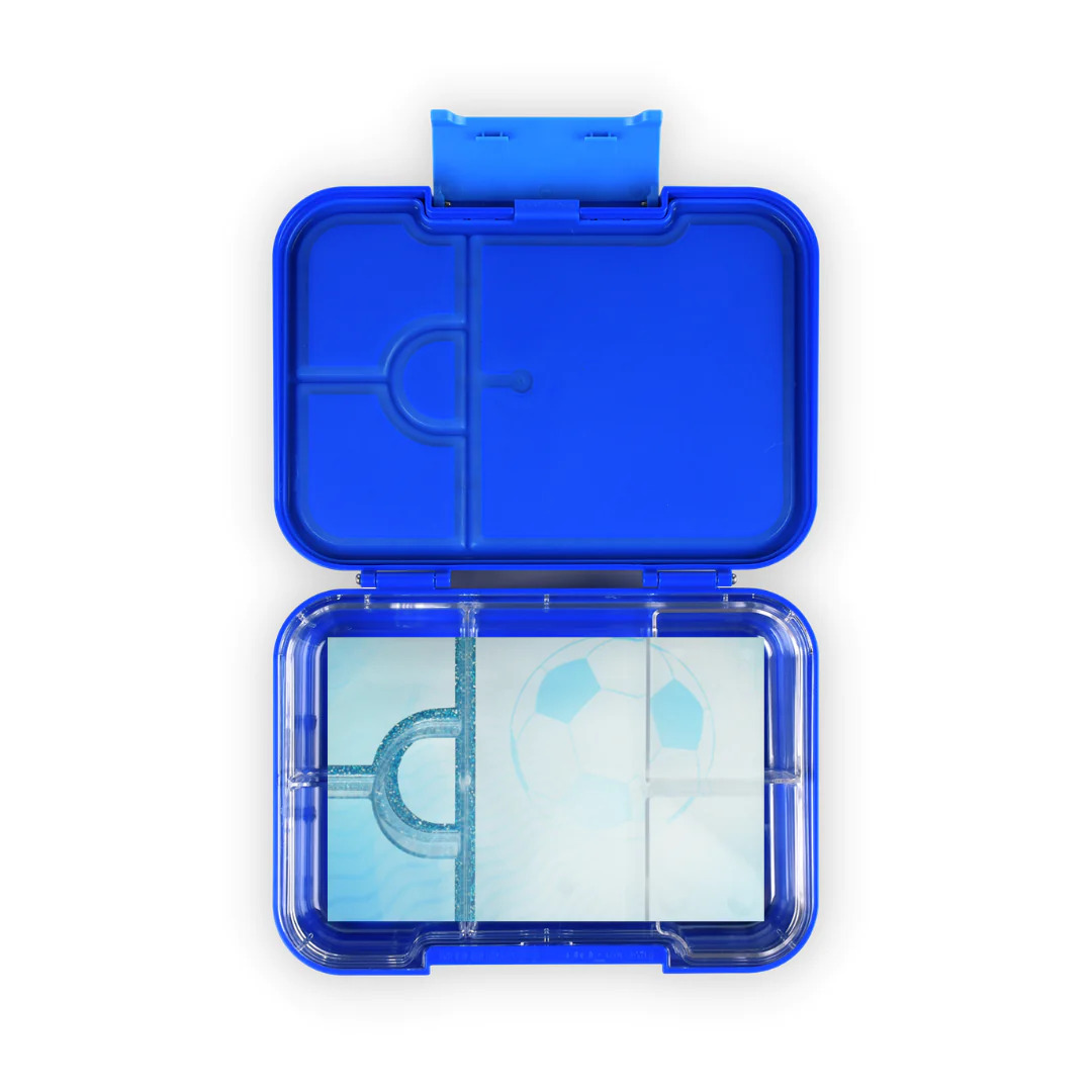 Bento Medium Lunchbox | Dark Blue Soccer