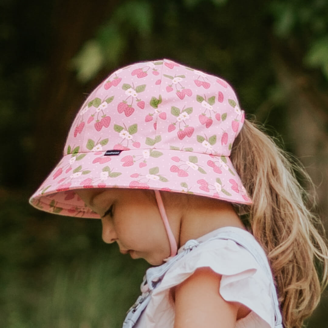 Bedheads Ponytail Bucket Sun Hat | Strawberry