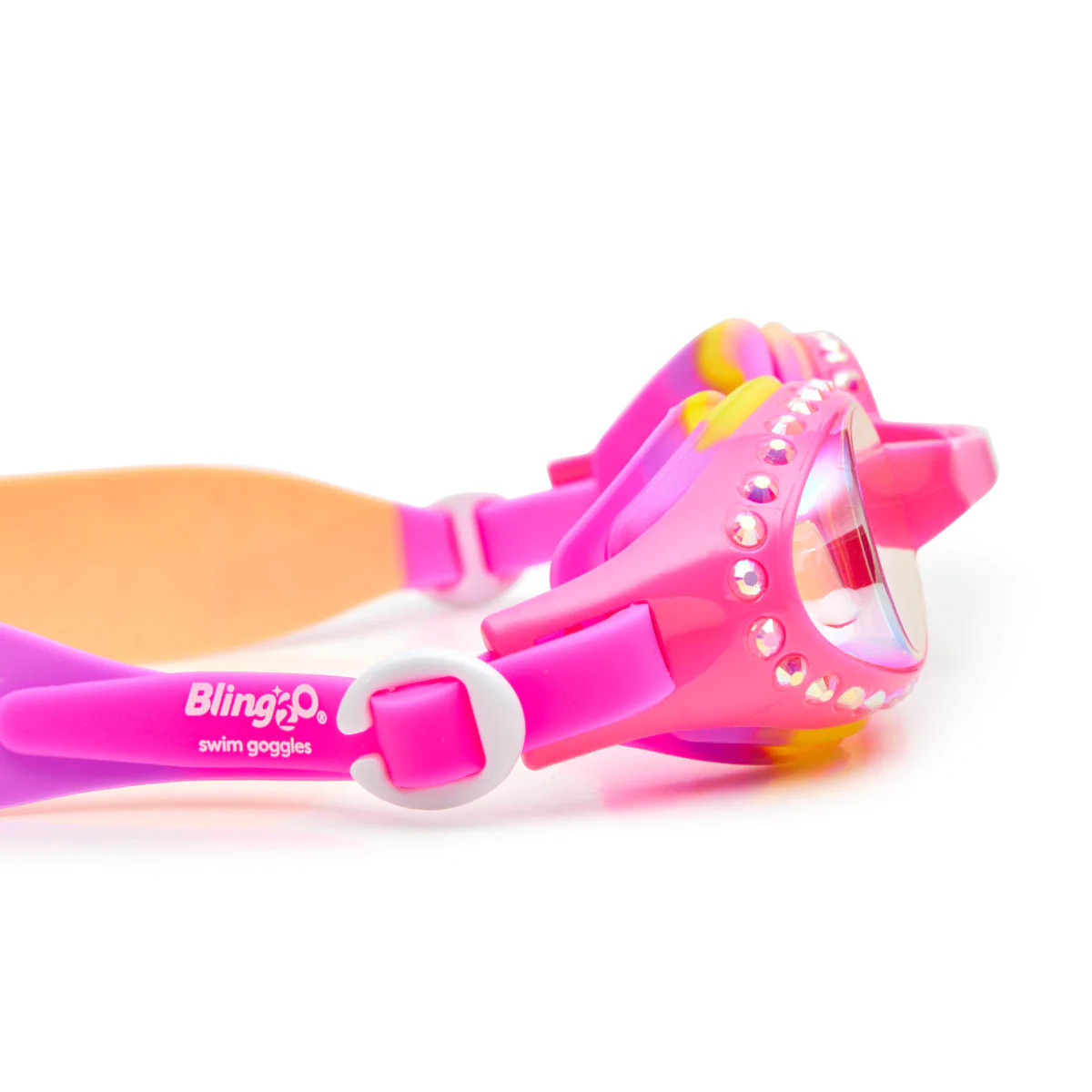 Peachie Pink Bandana Swim Goggles
