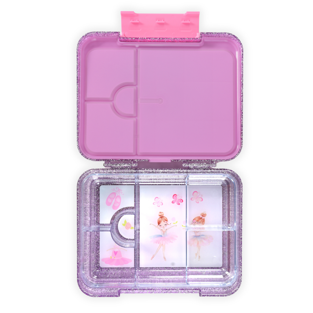 Bento Large Lunchbox | Sparkle Purple Ballerina