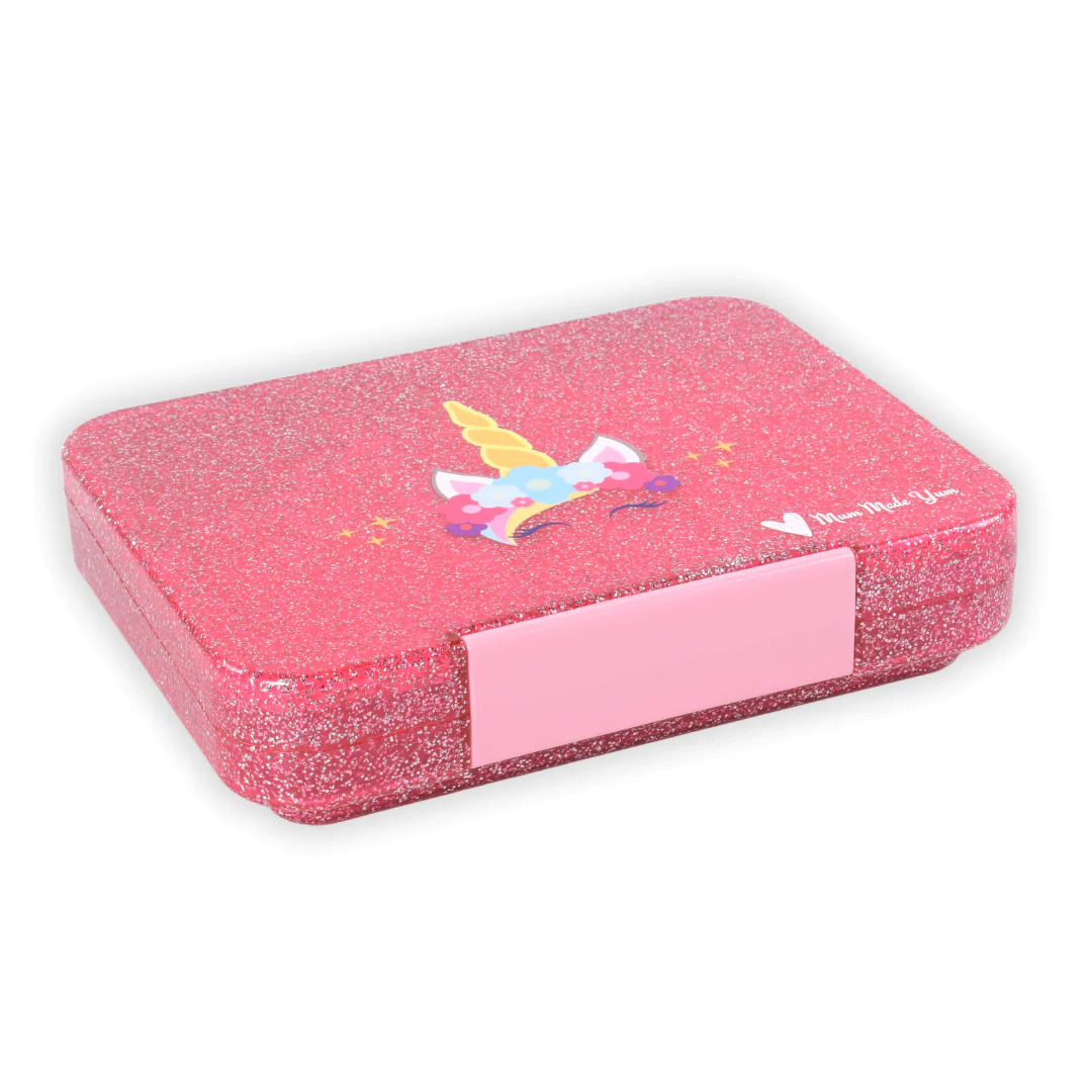 Bento Large Lunchbox | Sparkle Pink Unicorn