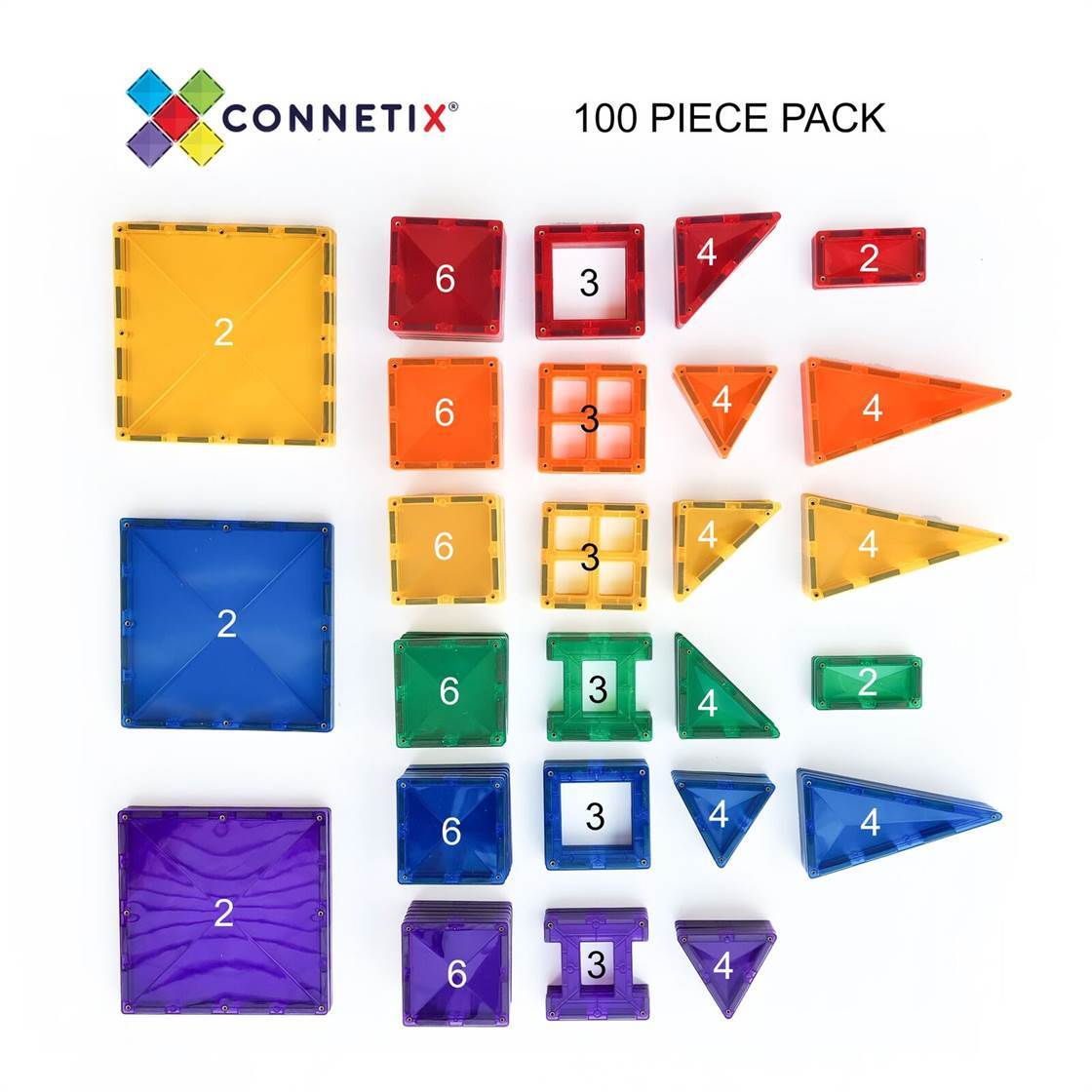 Connetix 100 Piece Piece Creative Pack