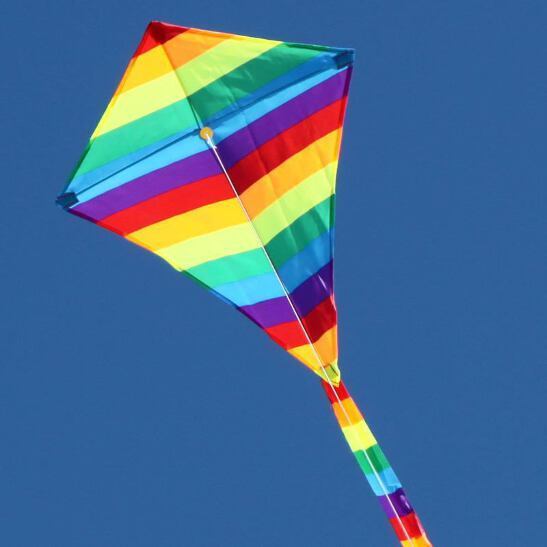 Small Rainbow Diamond Kite