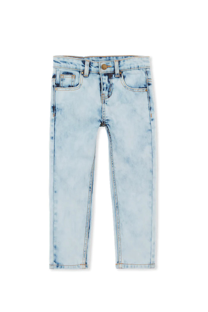 Milky Blue Denim Jeans