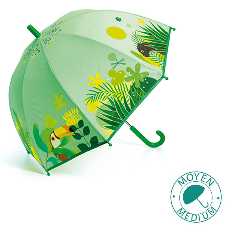 Djeco Kid's Umbrella | Tropical Jungle 