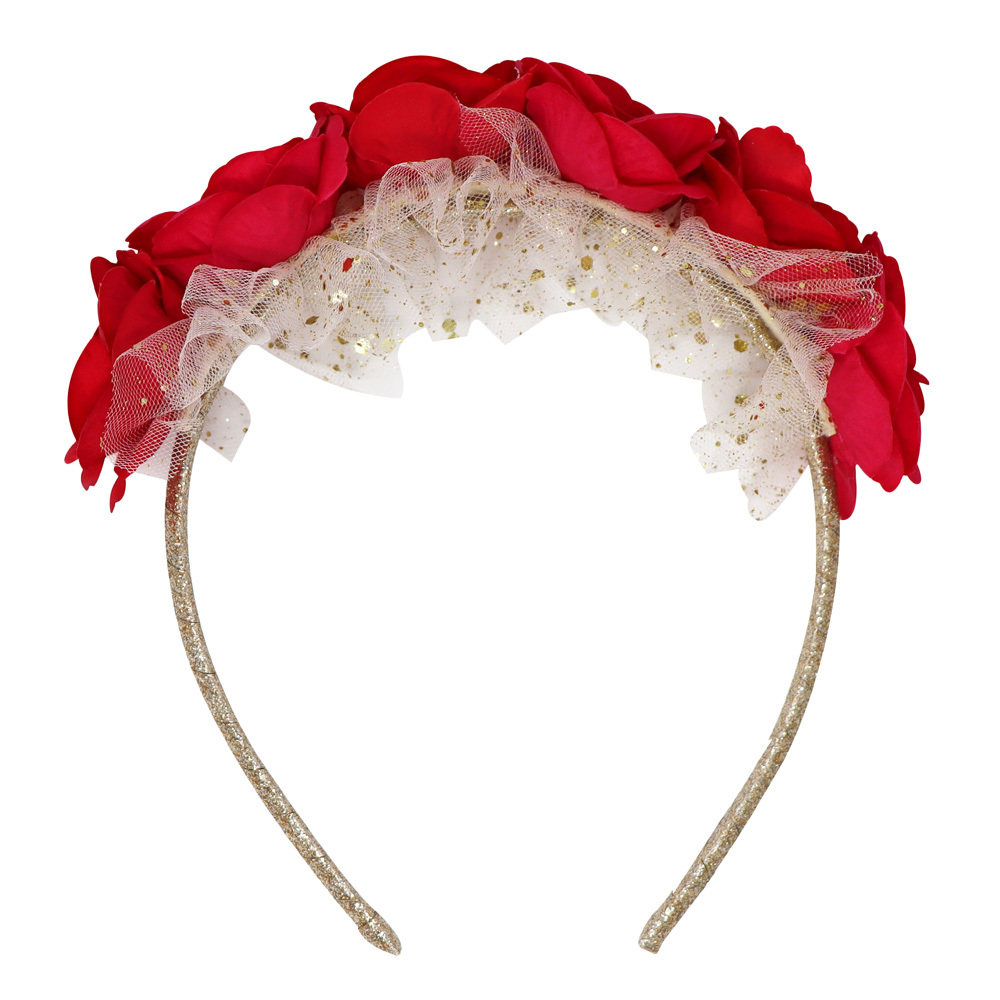 Christmas Holiday Floral Headband