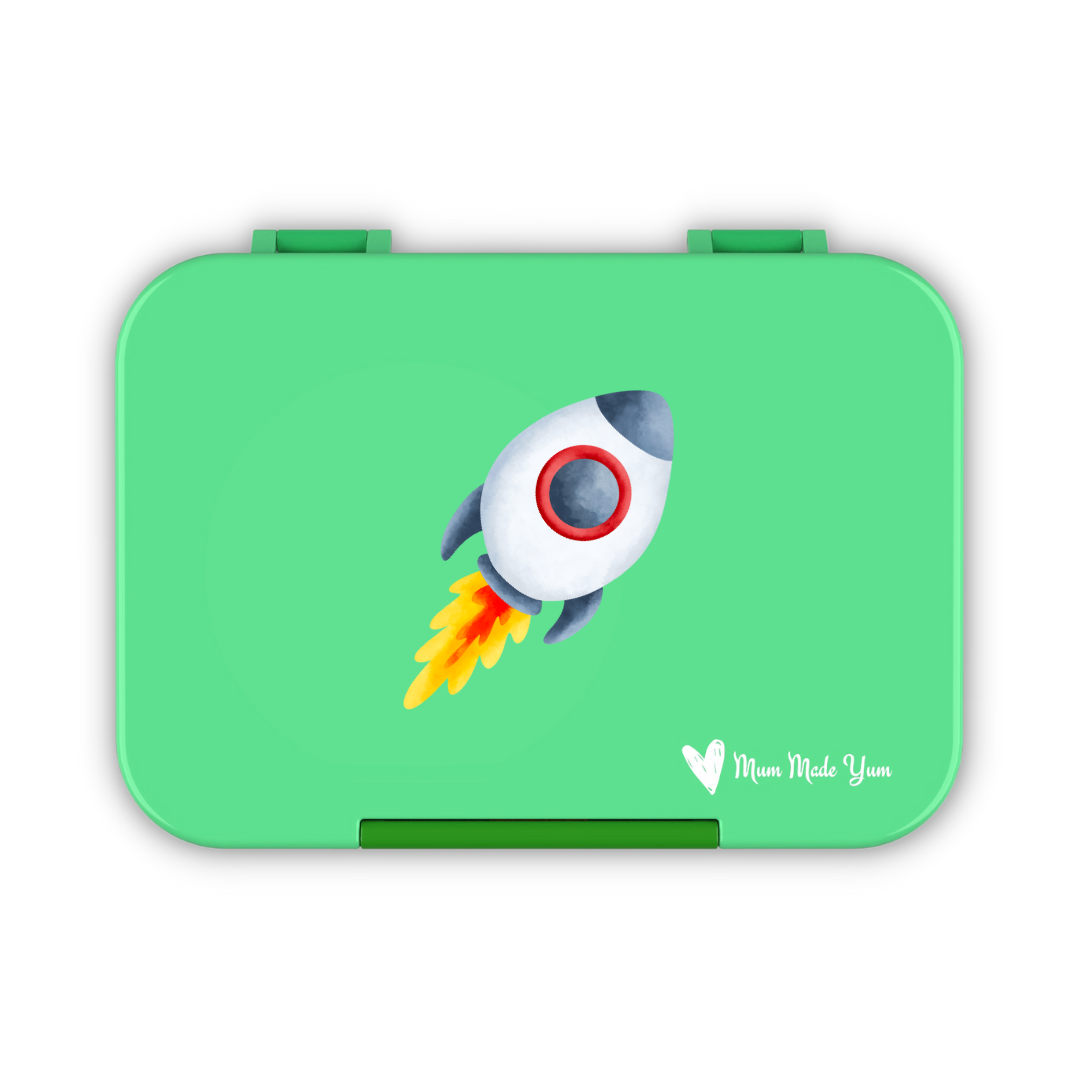 Bento Medium Lunchbox | Green Rocket