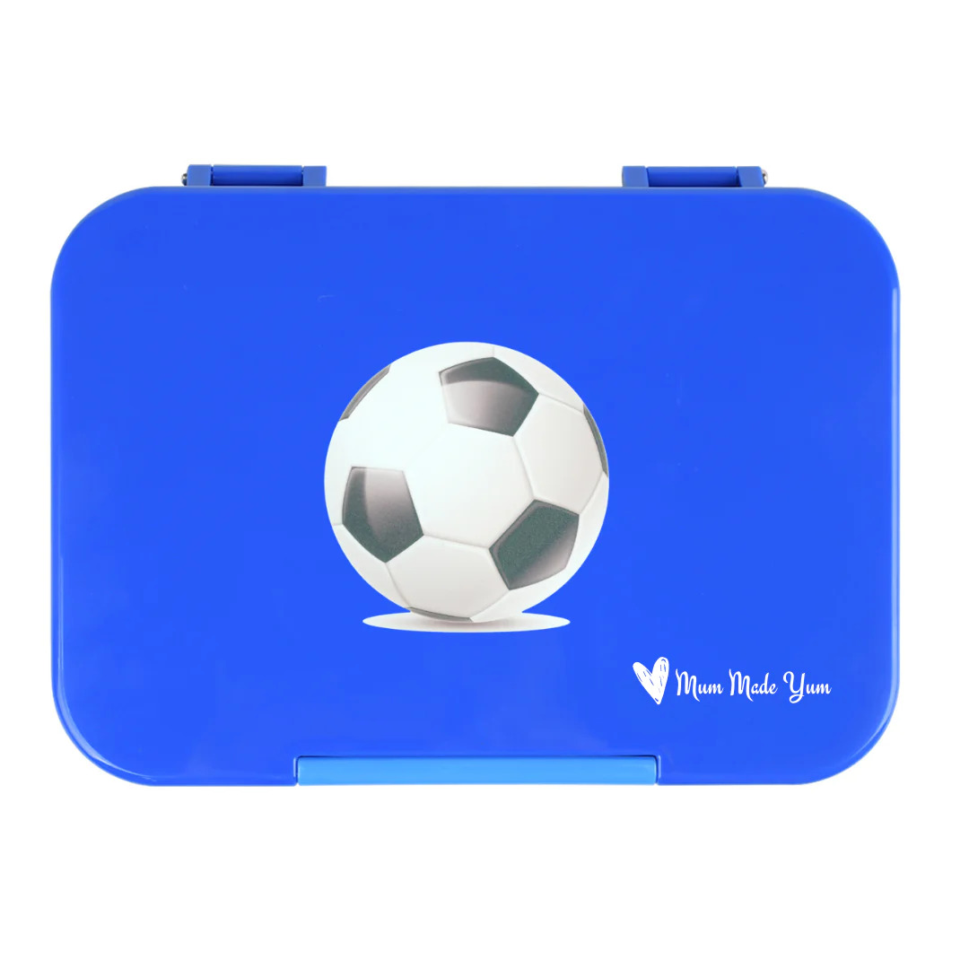Bento Medium Lunchbox | Dark Blue Soccer
