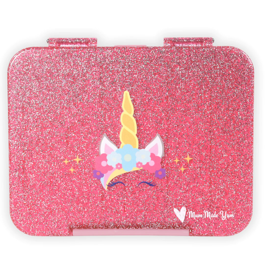 Bento Large Lunchbox | Sparkle Pink Unicorn
