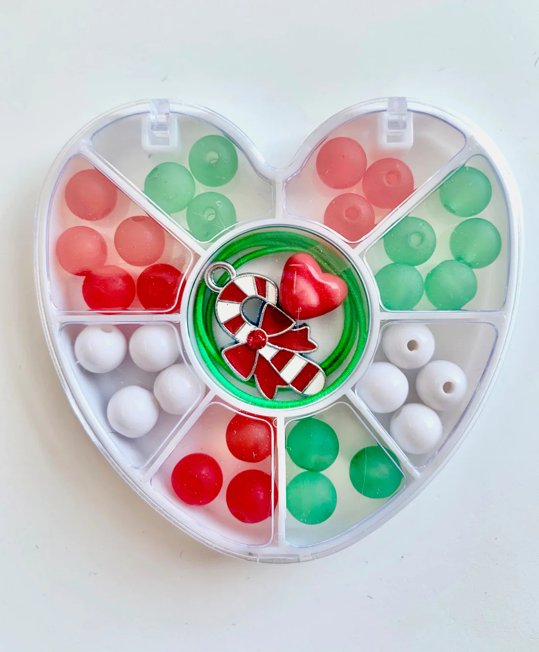 Mini Heart Bobble It Your self | Candy Cane
