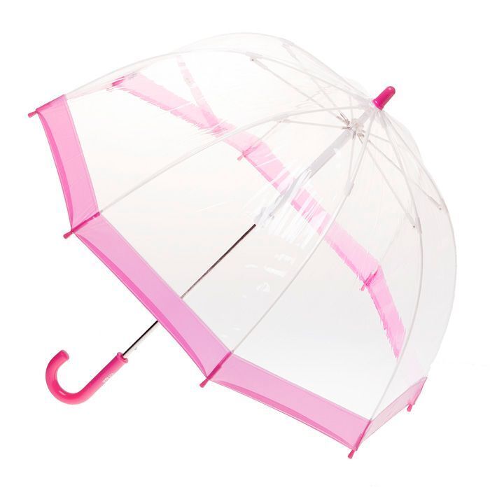 Clifton Kids Birdcage Dome Umbrella | Pink Trim