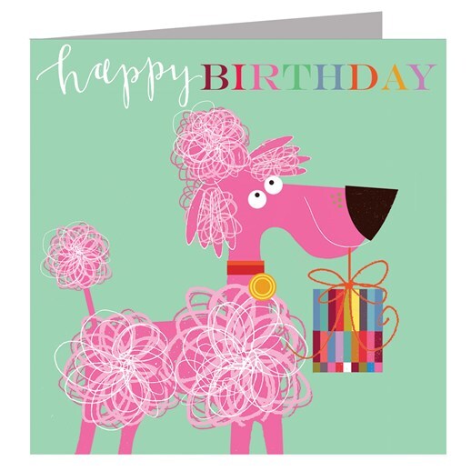 Happy Birthday Card | Poodle