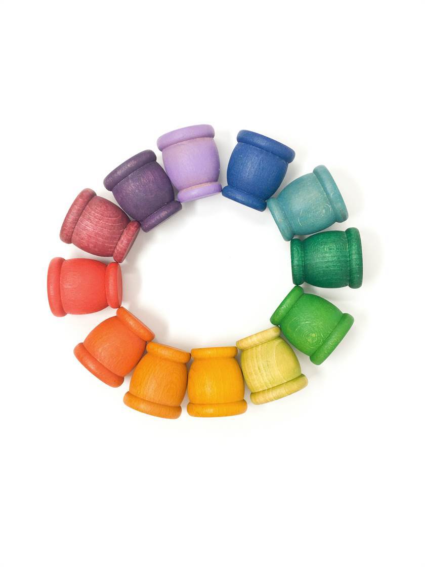 Grapat 12 Rainbow Coloured Mates