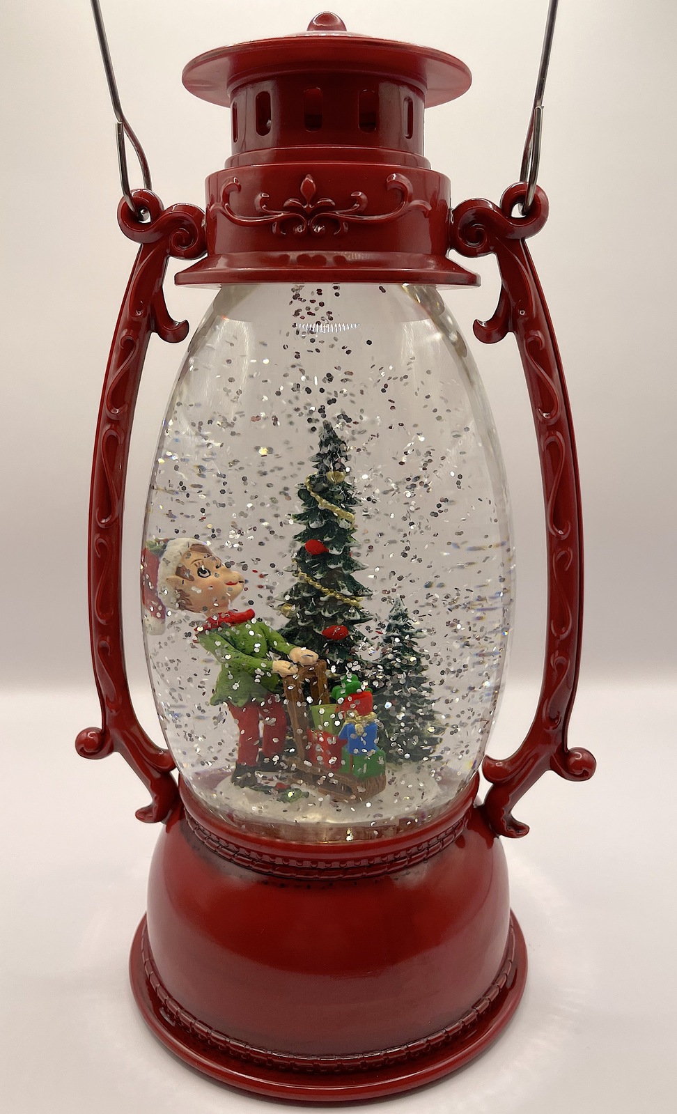 Cotton Candy Mrs Clause LED Lantern