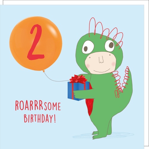 Roarrrsome Birthday | Age 2 Card