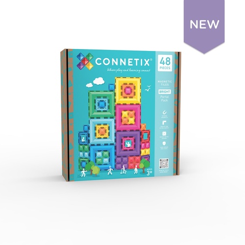 Connetix Bright Portal Pack 48 Piece
