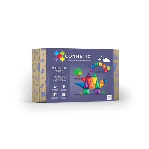 Connetix Rainbow Mini Pack | 24 Piece
