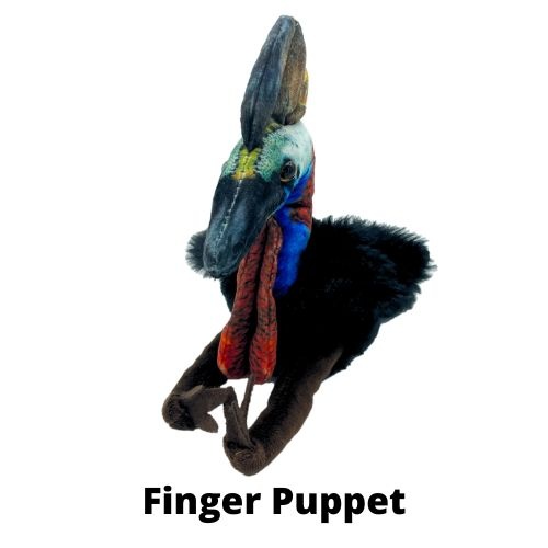 Huggable Toys Kay Cassowary Finger Puppet