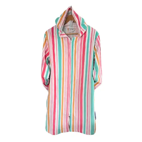 Back Beach Hawaiian Stripe Hooded Swim Gown