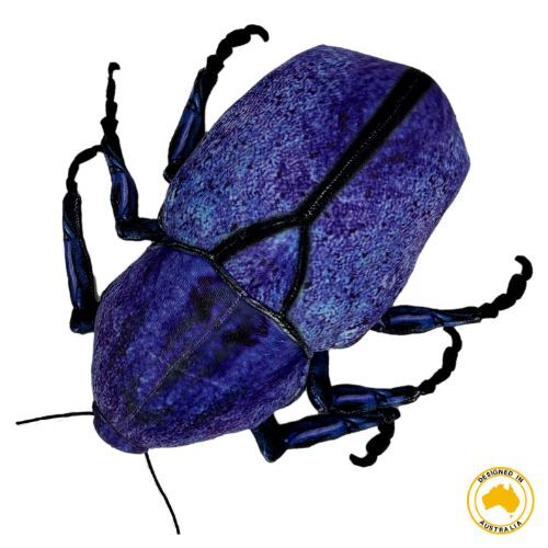 Huggable Toys Cleo Scarab Beetle Blue