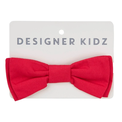 Designer Kidz Finley Red Bow Tie