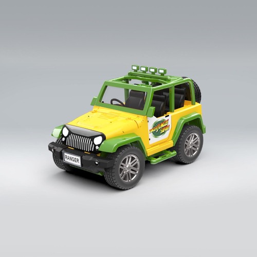 Ranger Jungle Safari Pull Back Action Toy