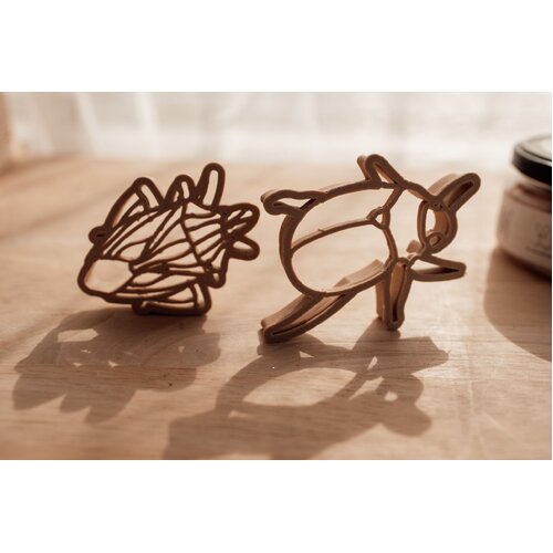 Christmas Beetle & Shield Bug Eco Cutter Set