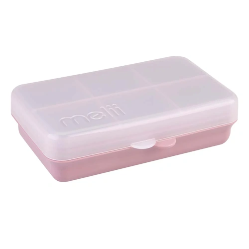 Melii Mini Snackle Box 6 Compartment | Pink