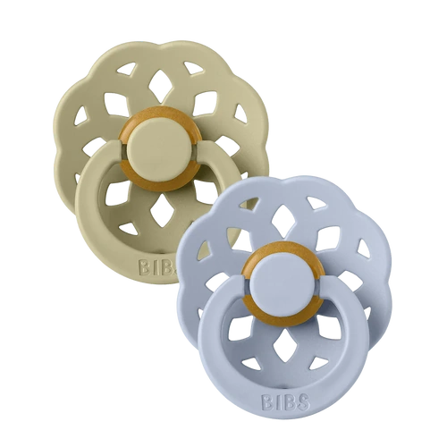 BIBS Dummies Boheme | Khaki/Dusty Blue