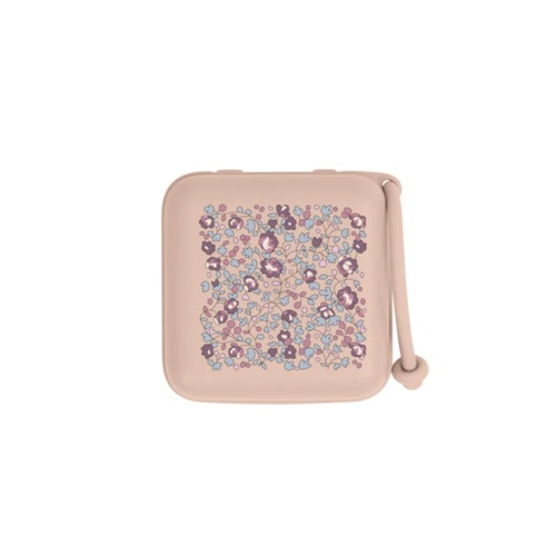 BIBS x LIBERTY Pacifier Box | Eloise/Blush