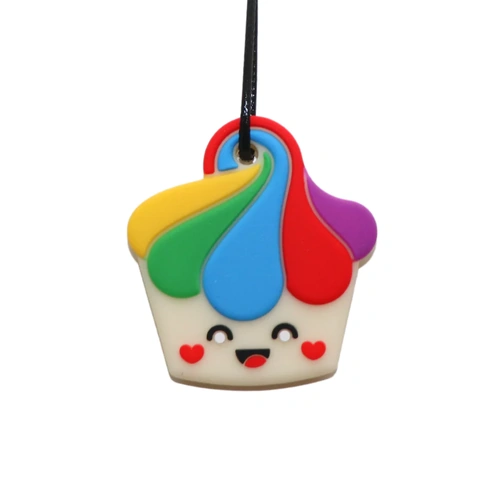 Jellystone Cupcake Pendant Rainbow