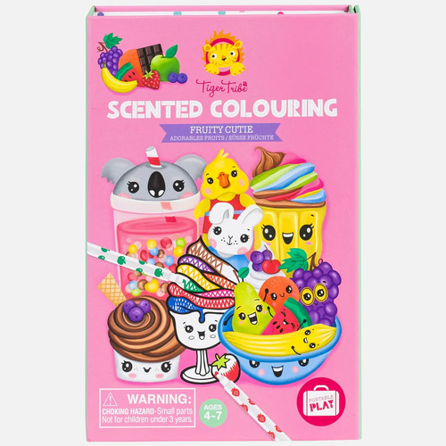 Tiger Tribe Scented Colouring | Fruity Cutie