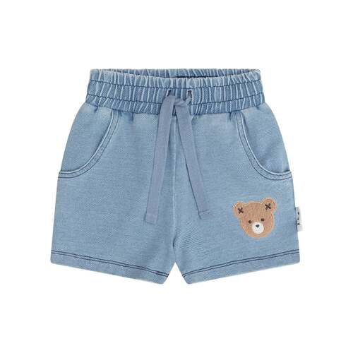 Huxbaby Knit Denim Shorts
