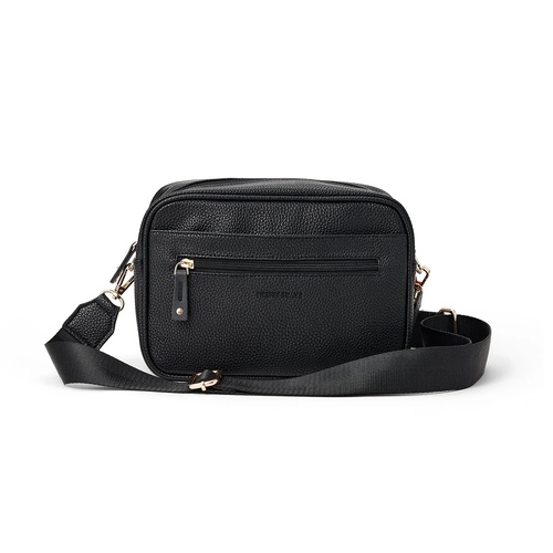 Harper Cross Body Bag | Black Pebble