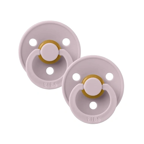 BIBS Round Pacifier | Dusky Lilac (2pk)