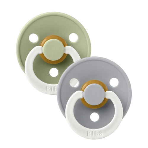 BIBS Dummies Round GLOW | Sage/Cloud