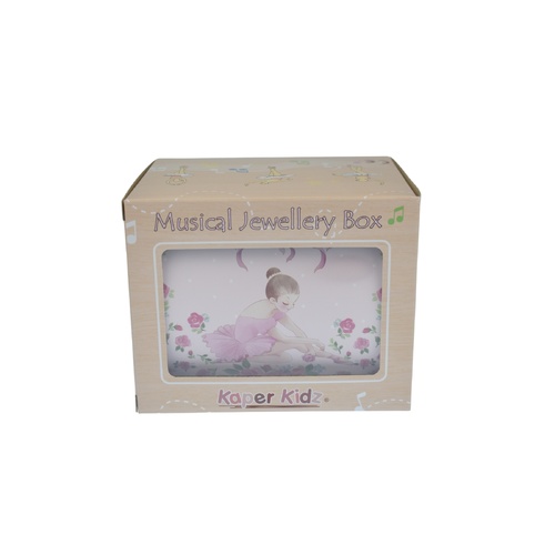 Kaper Kidz Rosabella Domed Ballerina Jewellery Box