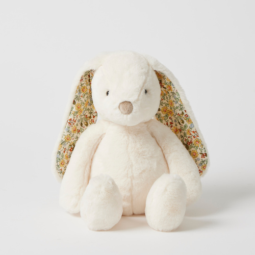 Jiggle & Giggle Floral White Bunny | Medium