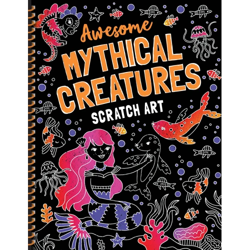 Scratch Art Book | Mythical Creatures