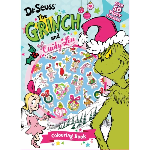 Dr Seuss - Puffy Sticker Book - The Grinch & Cindy-Lou