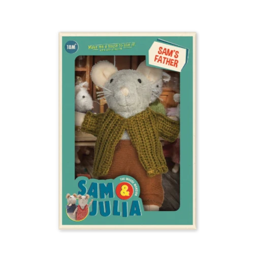 Sam's Dad  Plush Mouse | Sam & Julia Collection