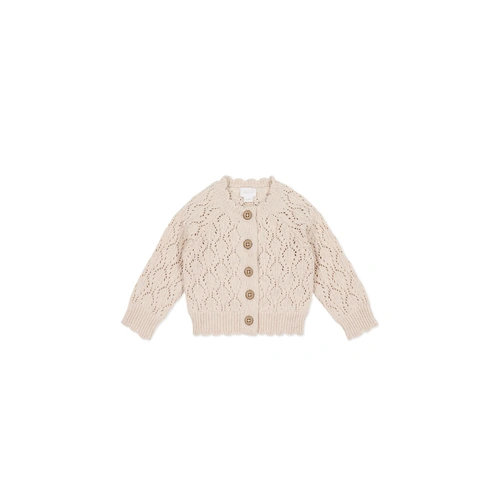 Livvy Cardigan | Light Oatmeal Marle