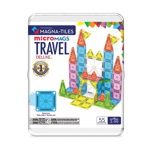 Magna Tiles 55 Piece microMAGS Travel Set Deluxe