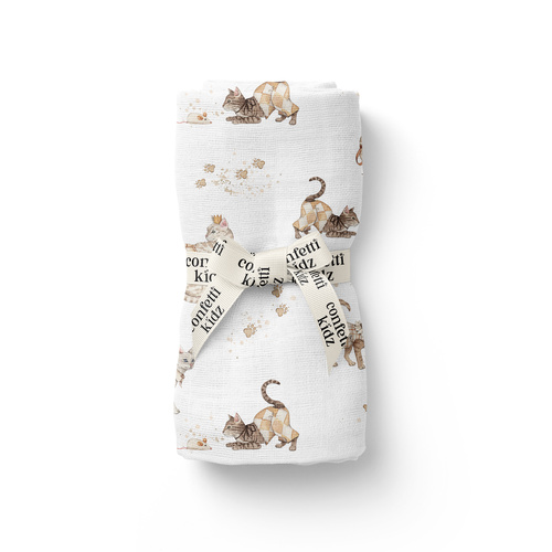 Confetti Kidz Organic Muslin Wrap | Royal Whiskers
