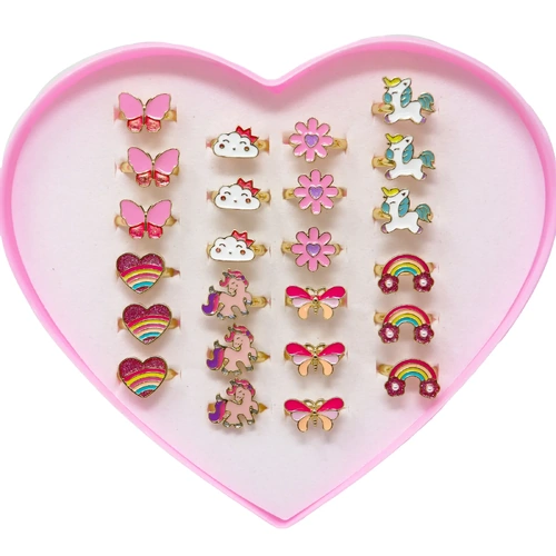 Fidget Rainbow Fantasy Sparkle Rings