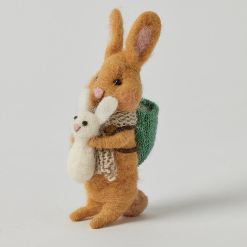Gerty Handmade Felt Rabbit