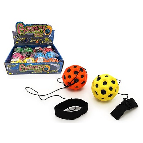 Bouncy Dimple Ball with Wristband