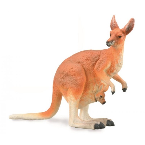 CollectA RED KANGAROO - FEMALE WITH JOEY 