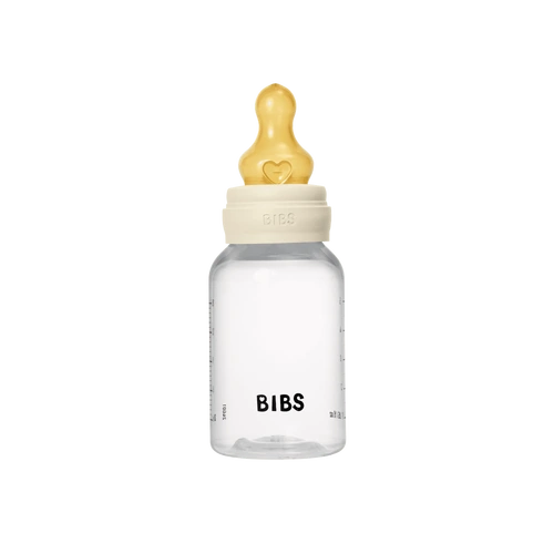 BIBS Baby Bottle Complete Set 150ml Latex  | Ivory