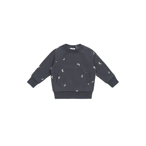 Organic Cotton Henry Sweatshirt | Crescent Moon Icelandic